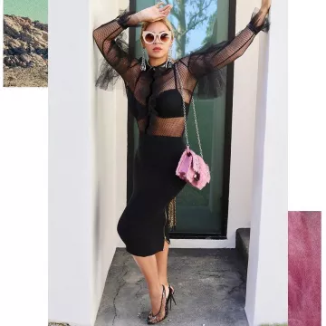 Las bombas transparentes de Tom Ford de Beyoncé en su instagram de @beyonce