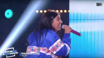 The jacket Gucci "Magnetismo" worn by Marwa Loud when its live in Key not at my post of April 18, 2018
