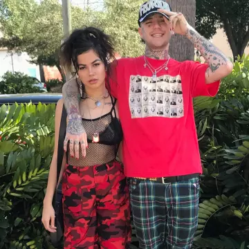 G-Star plaid pants worn by Lil Peep on his Instagram account @lilpeep