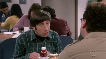 La chemise verte à carreaux Salt Valley portée par Howard Wolowitz (Simon Helberg) dans The Big Bang Theory S12E04