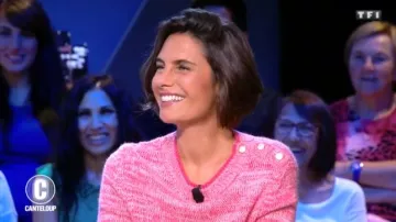 The sweater rose of Alessandra Sublet's in It is Canteloup the 12/10/2018