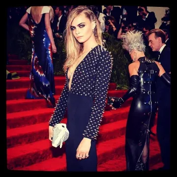 The dress worn at the met Gala 2013 Cara Delevingne
