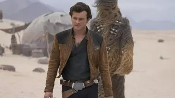 Suede Leather Jacket of Han Solo (Alden Ehrenreich) in Solo: A Star Wars Story