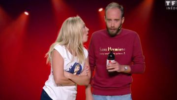 Le sweat Meuf de Tristan Lopin dans Vendredi tout est permis avec Arthur le 19.10.2018