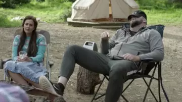 Under Armour black cap worn by Joe (Chris Sullivan) as seen in Camping S01E01