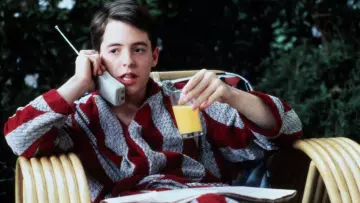 La robe de chambre portée par Ferris Bueller (Matthew Broderick) dans La folle journée de Ferris Bueller