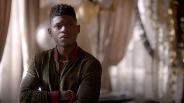 Logo Fila Brillant Bouclé Blouson porté par Hakeem Lyon (Bryshere Y. Gris) comme on le voit dans l'Empire S05E03