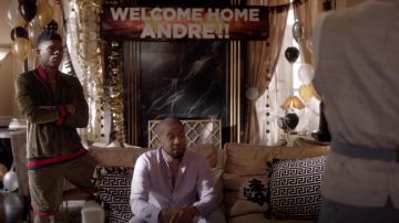 Logo Fila Brillant Shorts portés par Hakeem Lyon (Bryshere Y. Gris) comme on le voit dans l'Empire (S05E03)