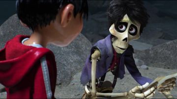 Héctor's (Gael García Bernal) temporary tattoos as seen in Coco