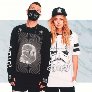 La máscara de polvo negra Hexagon usada por Don Diablo en su cuenta de Instagram @dondiablo