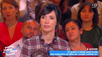 La Chemise à carreaux de Géraldine Maillet dans Touche pas à mon poste du 25/10/2018