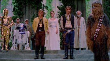 Chaqueta de cuero usada por Luke Skywalker (Mark Hamill) en Star Wars IV: A New Hope