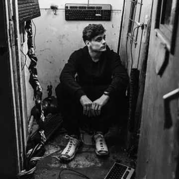 Sneakers Adidas Nmd Human Race Trail "solar Pack" worn by Martin Garrix on his Instagram account  (@martingarrix)