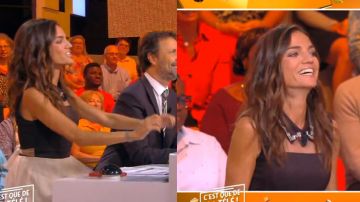 The two-toned gown from Francesca Antoniotti in It is that of the tv ! the 12/10/2018