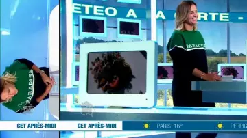 The Sweater Kepson cotton Paradise of Marine Vignes in Weather to the map of the 24/10/2018
