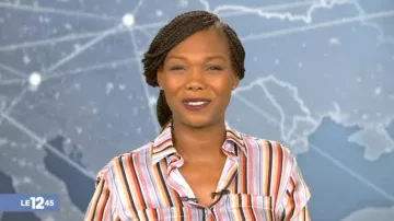 The striped shirt from Kareen Guiock in The 12:45 18/10/2018