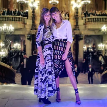 La robe longue imprimée de Ophélie Meunier sur son compte instagram @opheliemeunier