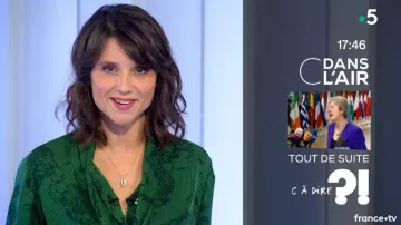 The Top silk fashioned printed plant of Melanie Taravant in C to tell the 18/10/2018