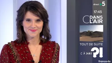 The long dress printed Mélanie taravant in C to tell the 22/10/2018