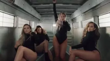 Black panties of Jesy Nelson in the music video 3Little Mix - Woman Like Me ft. Nicki Minaj