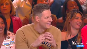 La sudadera Winter Safety de Matthieu Delormeau en Touche pas à mon poste del 29/10/2018