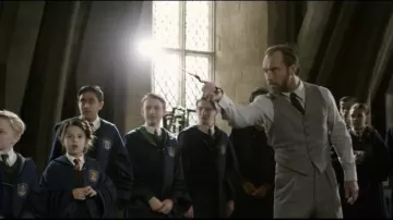 The replica of the wand of Albus Dumbledore (Jude Law) in The Fantastic Animals : The crimes of Grindelwald