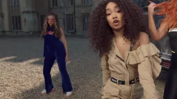 D'Orange et de blanc les sneakers de Jade Thirlwall dans "la Femme Comme Moi" (Little Mix ft. Nicki Minaj)