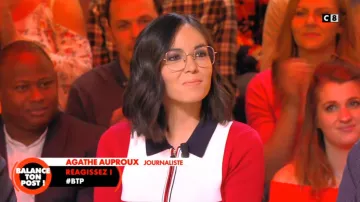 The Dress flared habs shirt collar-zipped Agathe Auproux in Balance for your post of the 26/10/2018