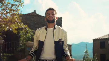 The bomber jacket from Dolce & Gabbana worn by Ridsa in his clip We missed with Eva Guess