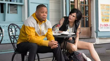 Yellow and White Jacket worn by Rodney Jones (Cuba Gooding Jr.) as seen in Bayou Caviar