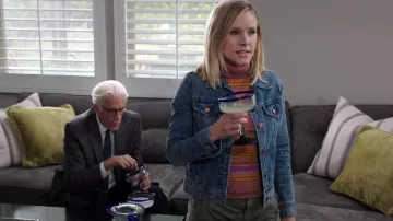 Le pull rayé A.L.C. porté par Eleanor Shellstrop (Kristen Bell) dans The Good Place S03E06