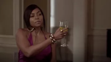 Pendientes semicirculares tortoiseshell de gran tamaño de Topshop usados por Cookie Lyon (Taraji P. Henson) como se ve en Empire S05E05