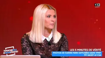 Le Chemisier col claudine de Kelly Vedovelli dans Touche pas à mon poste du 01/11/2018