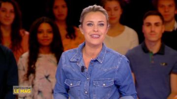 Camisa jeans de Isabelle Moreau en L'Info du vrai le Mag del 31/10/2018
