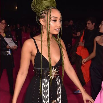 La ceinture soleil de Leigh-Anne Pinnock lors des MTV EMAs 2018 à Bilbao