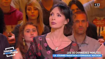 La camiseta estampada de Géraldine Maillet en Touche pas à mon poste del 06/11/2018