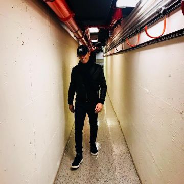 Cap, New Era New York Yankees worn by Gad Elmaleh on his account Instagram @gadelmaleh