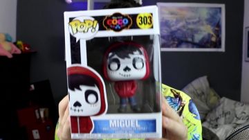 The funko pop Miguel in Coconut Wonder Hook in the video NEW FUNKO POP to MY COLLECTION