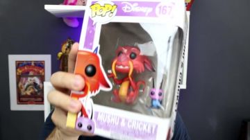 The funko pop Mushu and Cricket in Mulan, Wonder Hook in the video I HAVE LOST MORE THAN 500 € .. EXPLANATION
