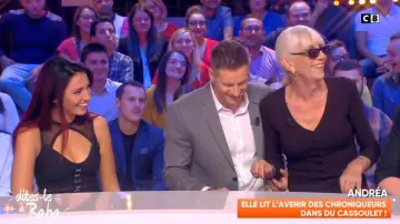The black dress of Delphine Wespiser in Tell Baba from the 09/11/2018