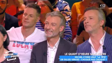 La camiseta estampada de Gilles Verdez en Touche pas à mon poste del 08/11/2018