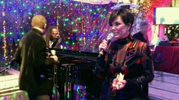 Long Sleeve Illusion Gown worn by Kris Jenner in Keeping Up with the Kardashians (S15E04)