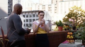 The dress Boss worn by Lena Luthor (Katie McGrath) in Supergirl S04E05