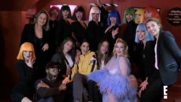 Surdimensionné Track Veste portée par Kendall Jenner en accord avec les Kardashians (S15E08)