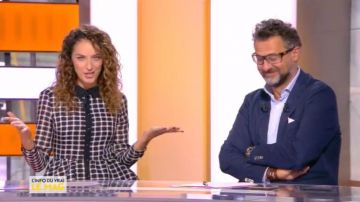 La Robe chemise à carreaux de Camille Lavabre dans La météo de L'Info du vrai du 03/09/2018