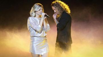 The dress in lurex of Louane in NRJ Music Awards 2018
