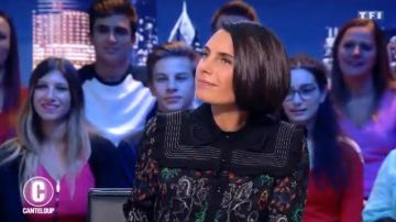 The short dress printed of Alessandra Sublet's in It is Canteloup the 12/11/2018