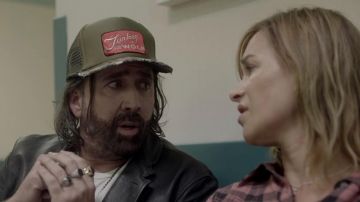 Cap khaki Turkey and the Wolf as worn by Joe (Nicolas Cage) in Between Worlds