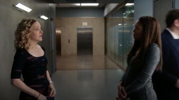 El vestido de Escada usado por Marissa Morgan (Geneva Carr) en bull s02E16