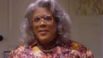 The wig gray Madea / Joe / Brian / Heathrow (Tyler Perry) in Tyler Perry's A Madea Family Funeral